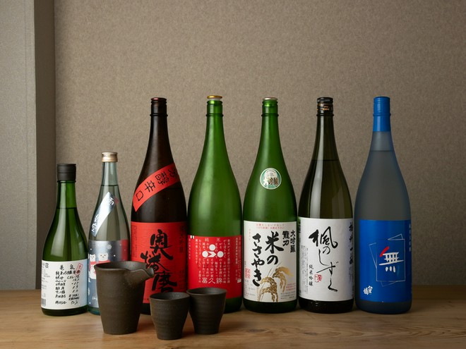 日本酒にこだわっている