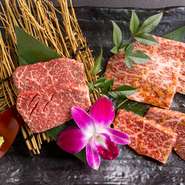 赤身和牛盛り合わせ