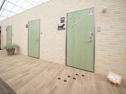 ひろびろトイレは、男性用・女性用・多機能と充実