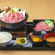 白老牛すき焼き御膳