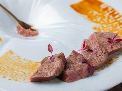 至福の美味！『シャトーブリアン　ピノノワールの自家製塩添え』