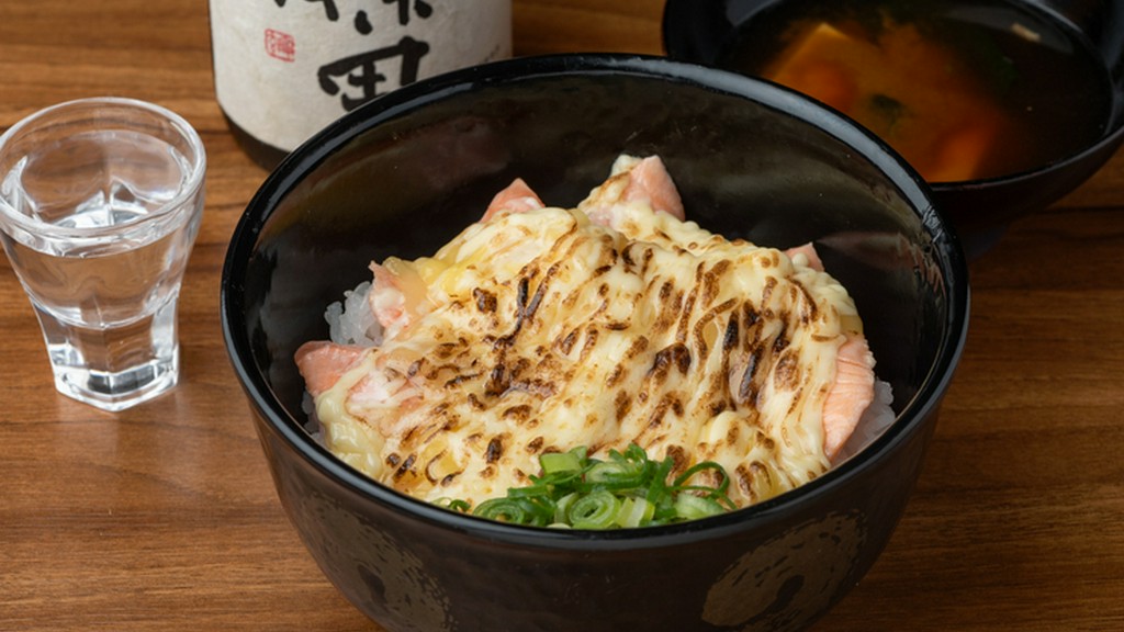 サーモンチーズ丼