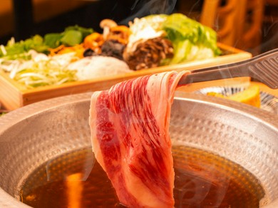 当店自慢のオリジナルブレンド出汁(こだわりの出汁しゃぶ)