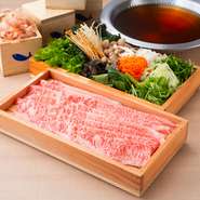 ･黒毛和牛使用(肩ロース/肩三角(赤身))
･ご注文は二人前から承ります。