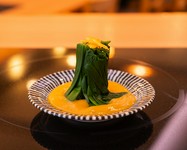 さっぱりとした酢味噌とからしのアクセントが◎