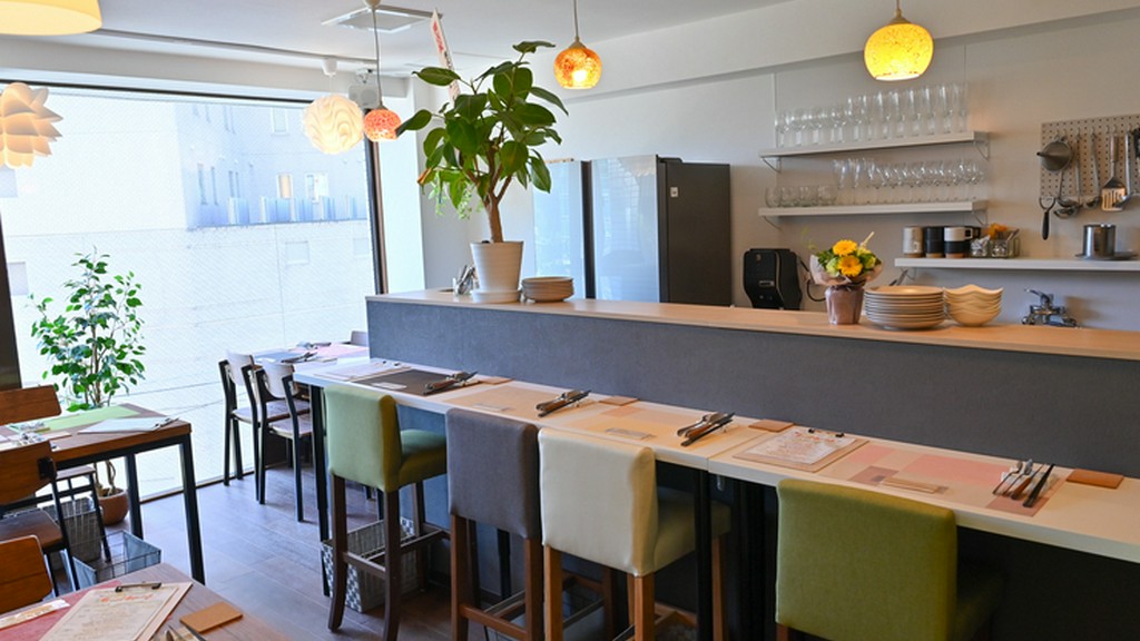 自分の時間を大切にできる、カウンター席