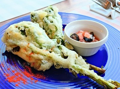 千葉県産・のらぼう菜のフリット