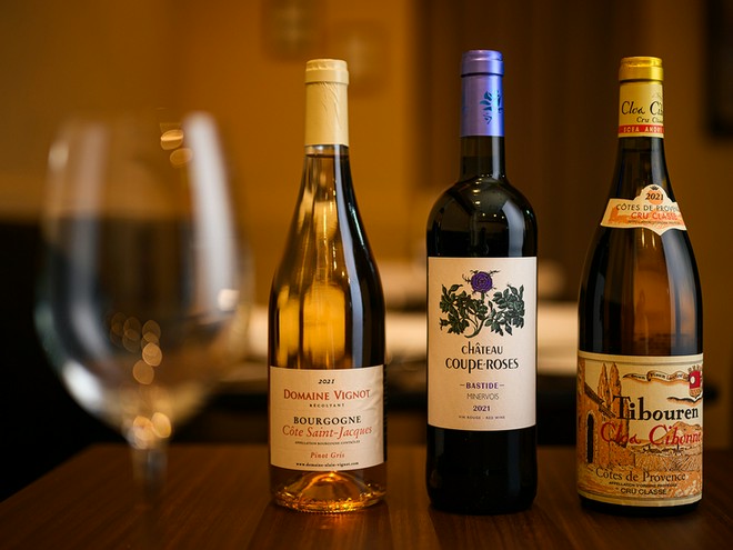 ワインにこだわっている