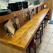 カウンター席（４人着席～最大６名可）