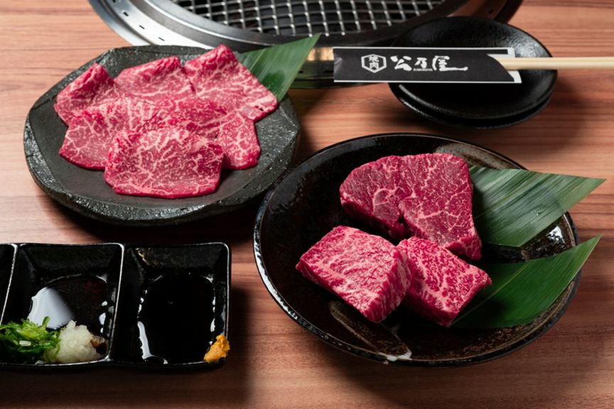 鹿児島産の厳選食材「のざき牛」。雌牛にのみこだわり提供