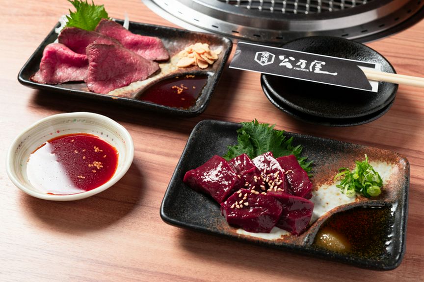 極上焼きレバー、ローストビーフ