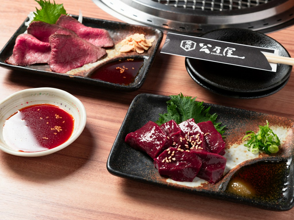 極上焼きレバー、ローストビーフ