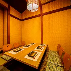 完全個室のプライベート空間は記念日や各種飲み会にぴったり
