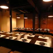 人数に合わせてご宴会に最適なお席をご用意