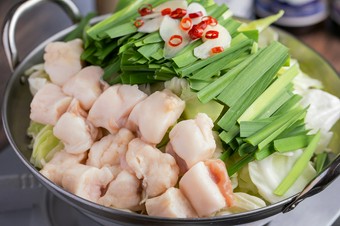 シンプルながらも素材の良さが際立つ逸品『もつ鍋』