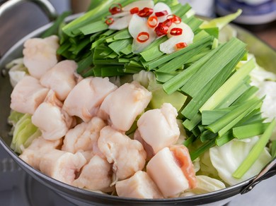 シンプルながらも素材の良さが際立つ逸品『もつ鍋』