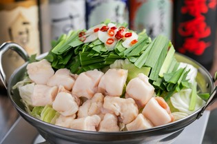 シンプルながらも素材の良さが際立つ逸品『もつ鍋』