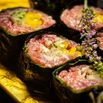 トロたくつまみ巻き