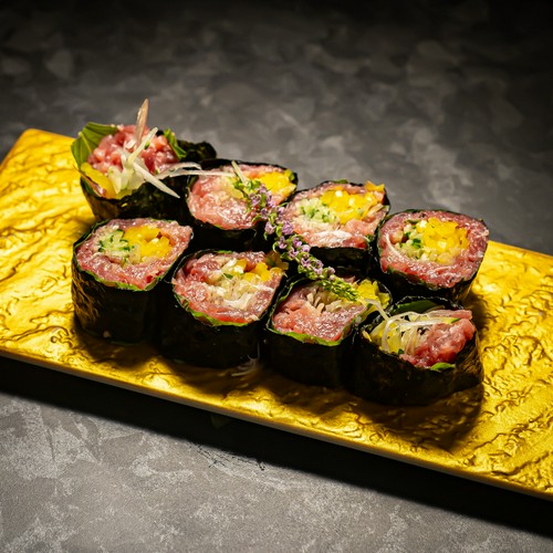 トロたくつまみ巻き