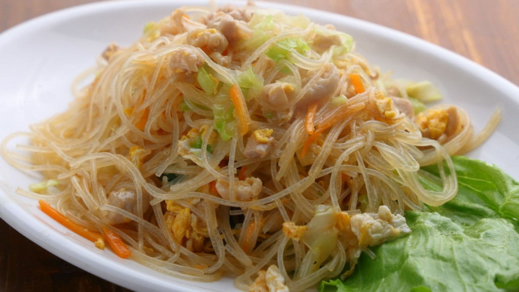 ヘルシー麺を使った『焼ビーフン』