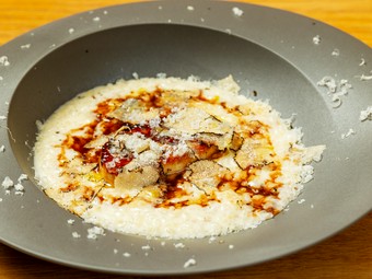 ワインのお供に『フォアグラとチーズリゾット』