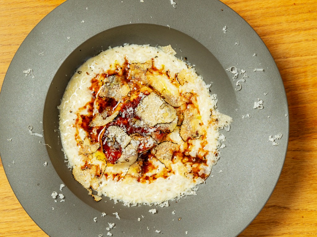 フォアグラとチーズリゾット