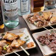 120分・150分・180分の飲み放題も追加可能な、宴会コースもあり。気軽に楽しみたいときや、お酒も料理もしっかり満喫したいときなど、ニーズに合ったコースを選べます。