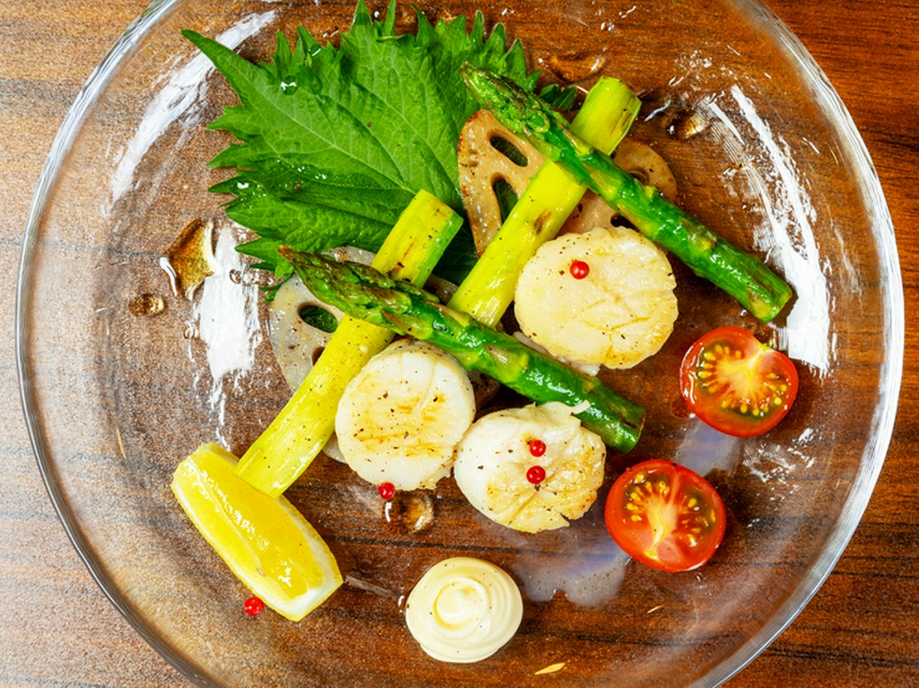 料理人自身が一から食材を見て選択