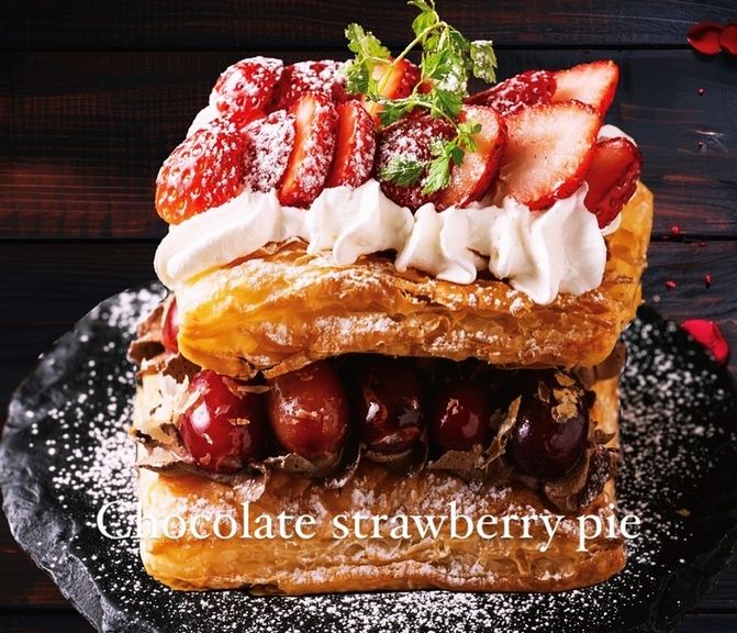 フルーツパイのホットサンド