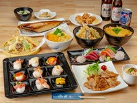 掲載メニューは一例です。その時期の旬の食材や、当日の仕入れによってもメニューの内容は異なります。シーズン限定メニューもあるため、来店時はぜひチェックください。