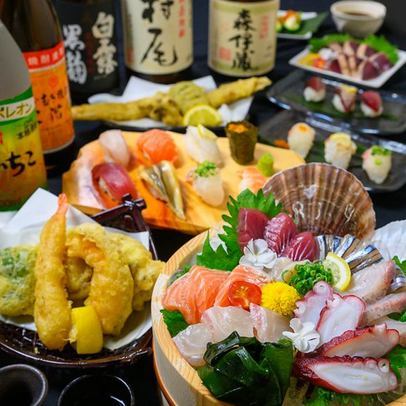 漁港直送の新鮮な魚をご提供。その日に仕入れた鮮魚のおいしさを是非ご堪能下さい。