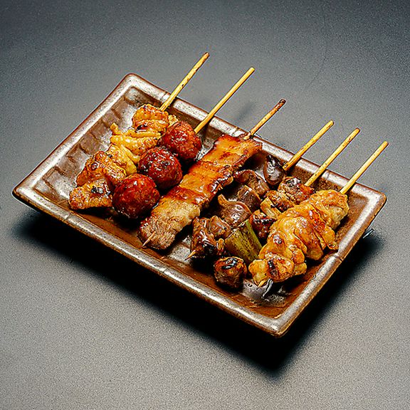 焼き鳥の盛り合わせ（6本）