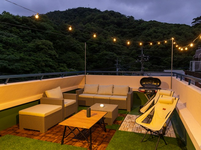 テラス席がある