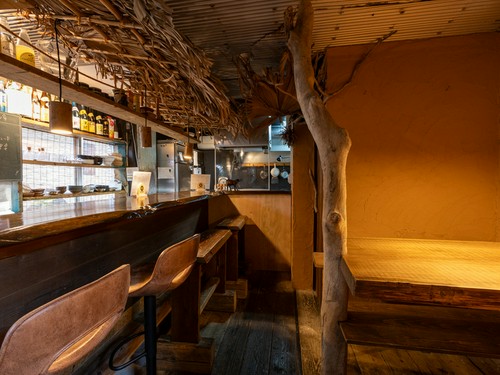 オシャレな南国風の雰囲気