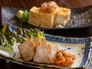 “食を楽しめる島”。旬の食材を使用した日替わりメニューも用意