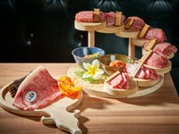 希少な「大福牛」のさまざまな部位を味わい尽くす『A5+大福牛盛り合わせ(600g)』