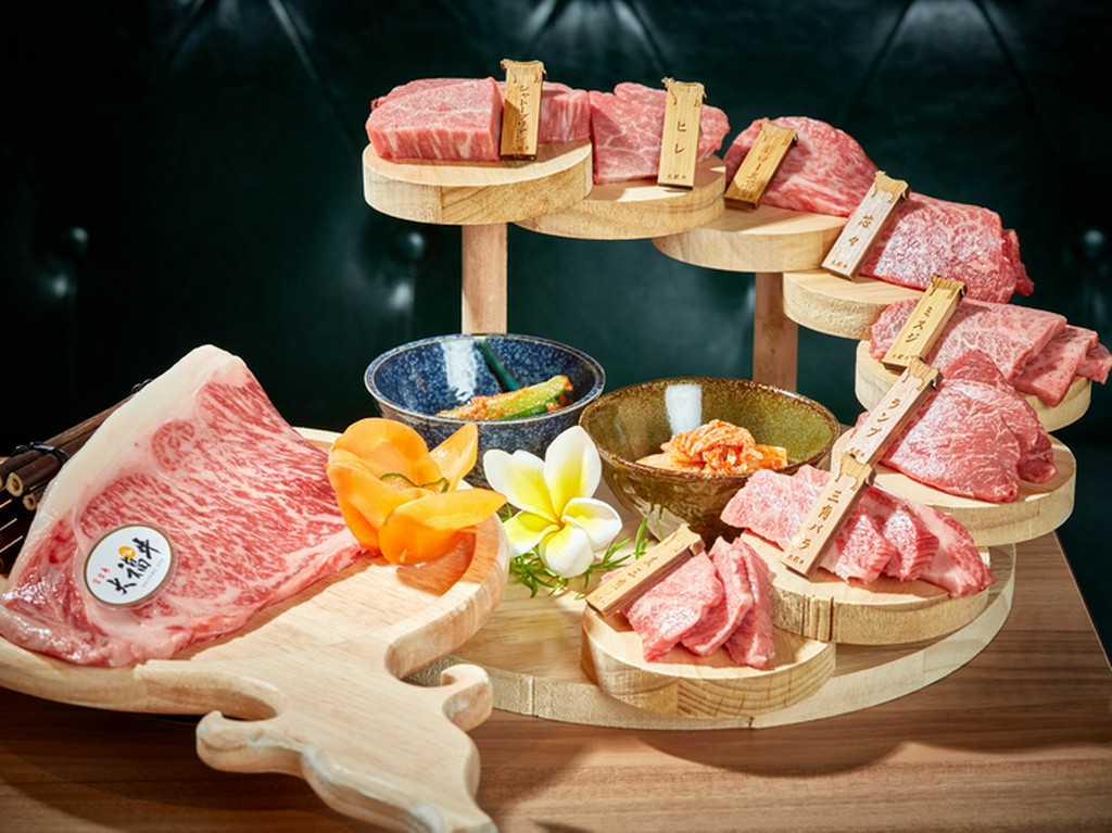 「大福牛」を満喫する『大福牛盛り合わせ』各種