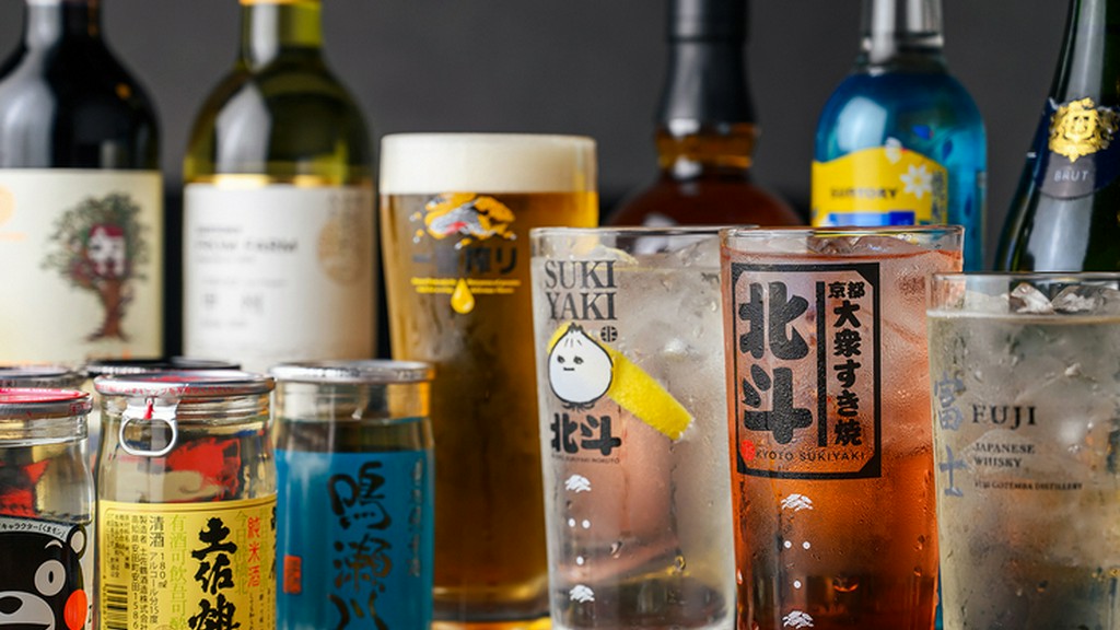 バラエティ豊富なお酒に、飲み放題もあり