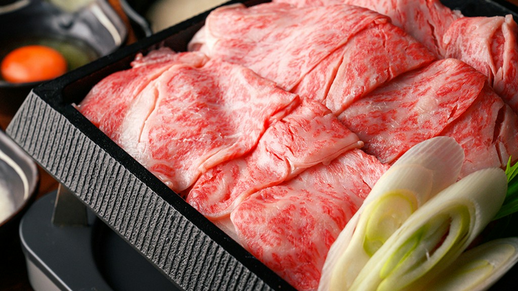 黒毛和牛極上ロースを、自家製だれで楽しむ『すき焼き（極）』