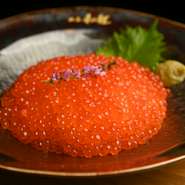 イクラ好きにはたまらない、厳選イクラを心ゆくまで味わえる一品です。