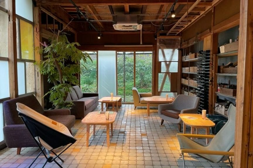 古民家をリノベーションした店内で、ゆったりとした時間を