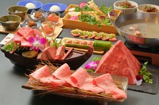 当店自慢の牛たんと特選仙台牛ロースを焼肉・しゃぶしゃぶで食べ比べ！肉のいとうならではのコースです。