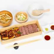 2800円・ハーフサイズ1500円／吸い物or味噌汁、漬物付き