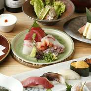 ･画像はイメージです｡
･こちらのコースには飲み放題は付いておりません｡
･コース内容は仕入れ状況や鮮度により一部変更する場合がございます｡