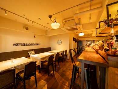 くつろぎのひと時を約束してくれる、居心地のよいレストラン