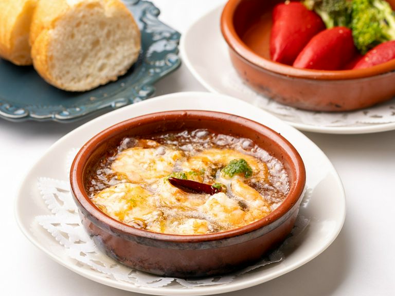 ガンパス(海老)のアヒージョ