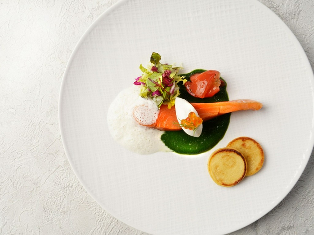 福井サーモンのミ・キューイ　ステラ・マリス風