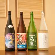 掲載メニューに加えて、季節のオススメ日本酒もございます。当日のメニューはお店にてご確認ください。