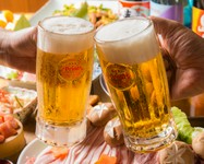 たっぷり3時間飲み放題！飲み放題には、沖縄の地ビール｢オリオンビール｣と自慢の泡盛も全種付いてます♪