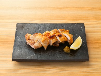 皮パリ大山鶏の炭火焼